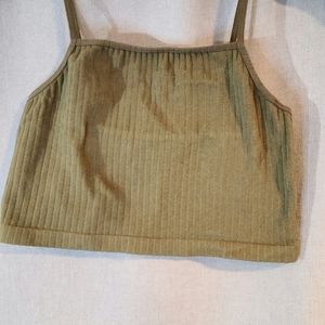 Forever 21 green crop top